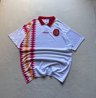 Camiseta Fútbol España Retro Adidas Talla 2XL
