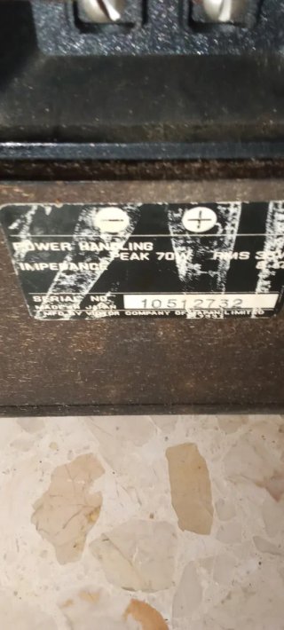 Pareja Altavoces JVC Vintage 70W 8 Ohm