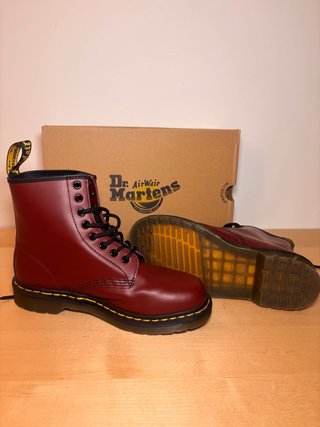 Botas Dr. Martens 1460 Piel Cherry Red T.39