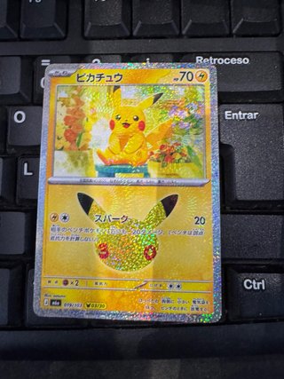 Carta Pokémon Pikachu 019/103