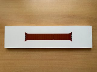 Apple Watch 45mm. Umber Leather Link S/M
