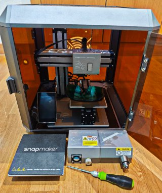 Impresora 3D Snapmaker Láser+CNC + Carcasa