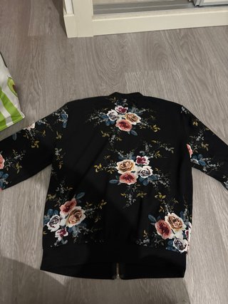 Chaqueta Bomber Estampado Floral