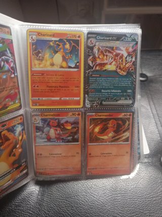 Lotto Carte Pokémon Charizard Charmander Charmeleo