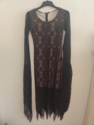 Disfraz de Morticia Talla S