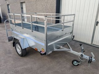 NUEVO: Remolque 750 kg 208X133X50 + barandillas