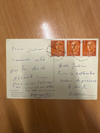 3 Sellos de España 1 PTA Naranjas