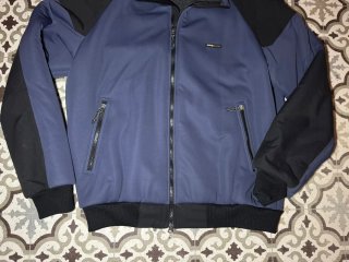 Forro polar Trangoworld azul y negro XXL