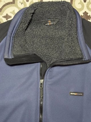 Forro polar Trangoworld azul y negro XXL