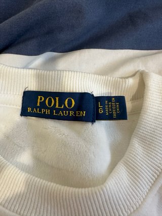 Sudadera Polo Ralph Lauren Blanca