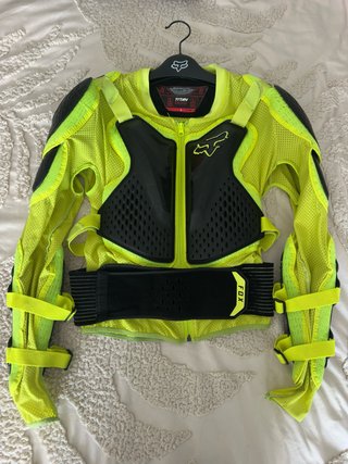 Peto Integral Fox Titan Sport Negro/Amarillo