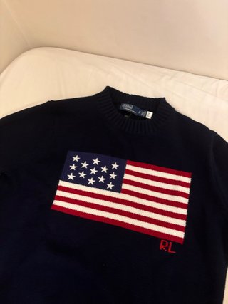 Jersey Polo Ralph Lauren Bandera USA Azul