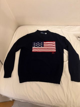 Jersey Polo Ralph Lauren Bandera USA Azul