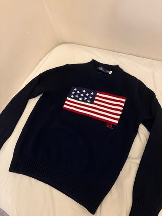 Jersey Polo Ralph Lauren Bandera USA Azul
