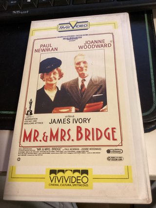 VHS Mr. & Mrs. Bridge James Ivory Paul Newman