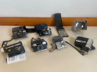Lote cámaras, tomavistas y proyector