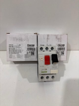 2 Disyuntores Guardamotor Tracon TGV2-32