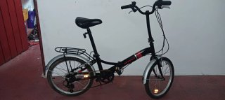 Bicicleta Plegable Negra B-PRO