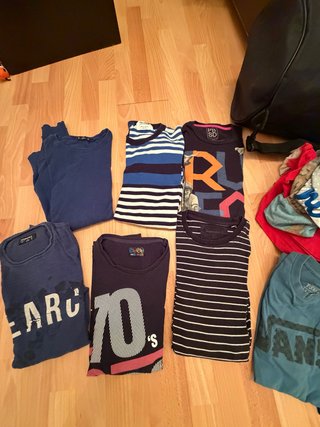 Lote de camisetas para niño