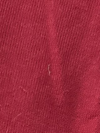 Jersey EW Rojo Cuello Pico Manga Larga Talla M