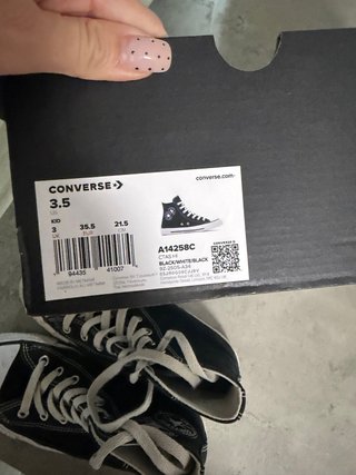Zapatillas Converse Negras Talla 35.5