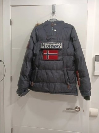 Chaqueta Geographical Norway azul talla 14