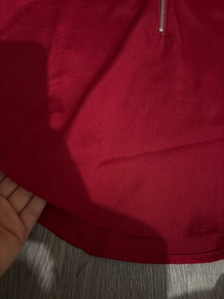 Camisa Roja con Cremallera