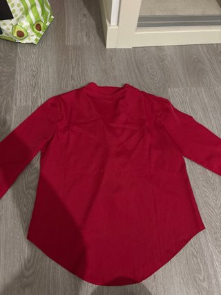 Camisa Roja con Cremallera