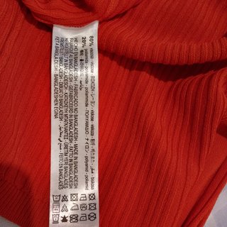 Chaqueta Zara Roja Larga