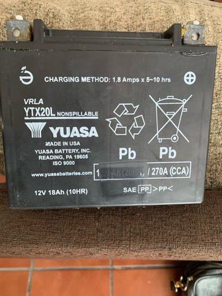 Batería Yuasa YTX20L