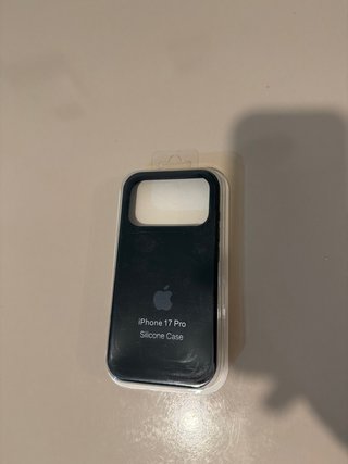Funda Silicona Negra iPhone 17 Pro