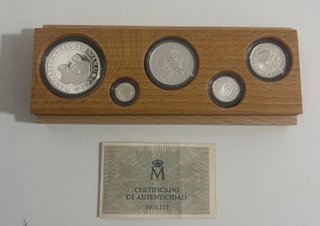 Serie 5 Monedas Plata V Centenario 1989