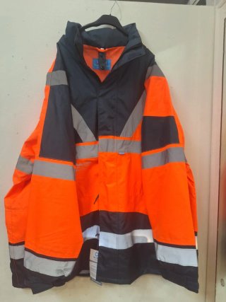 Chaqueta de trabajo Sioen naranja y azul