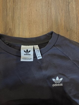 Sudadera adidas gris talla S