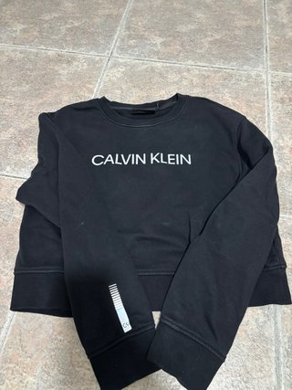 Sudadera Calvin Klein Negra Mujer