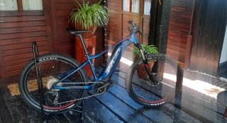 Bici Montaña Eléctrica Azul