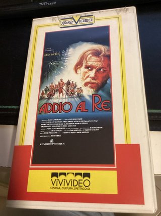 VHS Addio al Re - Nick Nolte