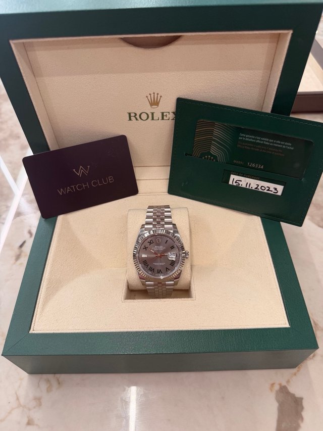 2023 Rolex Datejust Wimbledon 126334 Acero