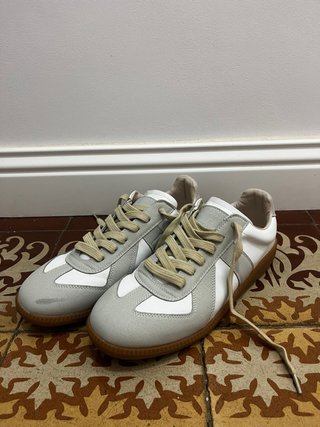 Maison Margiela GAT Sneakers Gris Blanco