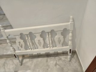 Cabecero de Cama de 90 Blanco