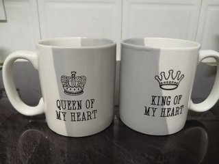 Tazas Queen & King of My Heart
