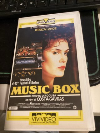 Music Box VHS - Jessica Lange