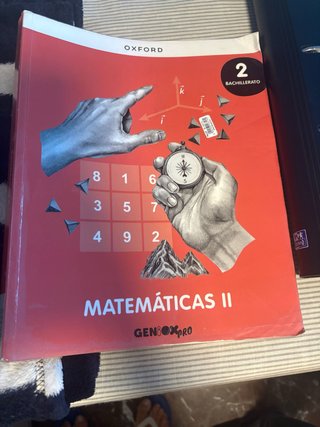 Matemáticas II, 2 Bachillerato, Geniox Pro