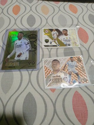 Lote de 3 Cromos Panini de Mbappé