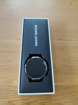 Smartwatch Negro y Plateado