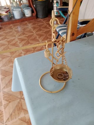Báscula Romana Pequeña Decorativa
