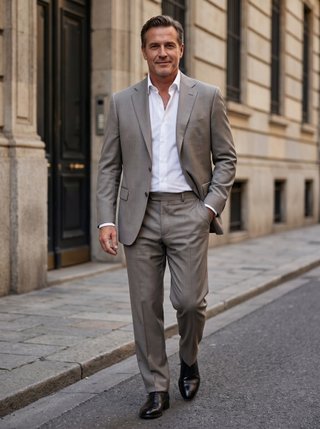 Traje Gris Armani Collezioni