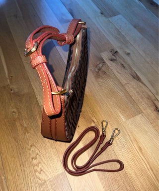 Borsa Fendi Beige e Marrone