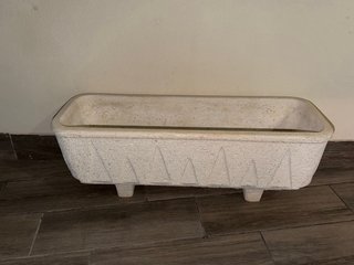 Maceta de Piedra Rectangular