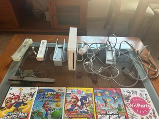 Consola Nintendo Wii Bianca con 9 Giochi